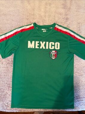 Mexico National Style Green Jersey Top